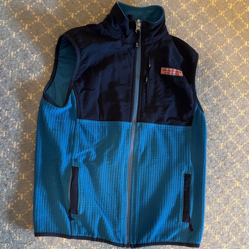 Vineyard Vines Blue Vest Sz M